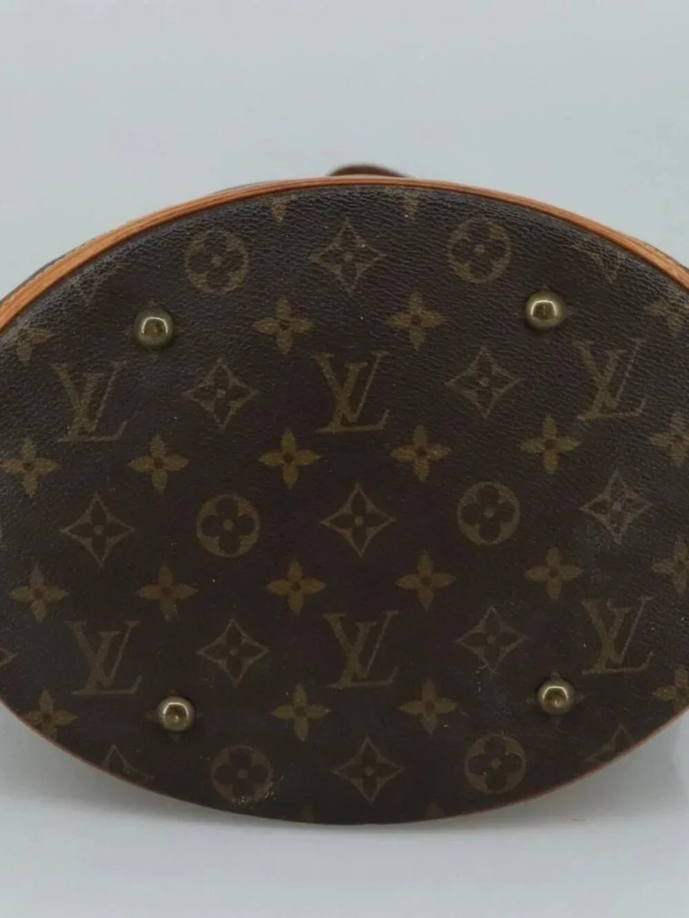 LOUIS VUITTON Monogram Bucket GM Shoulder Bag M42236 LV Auth